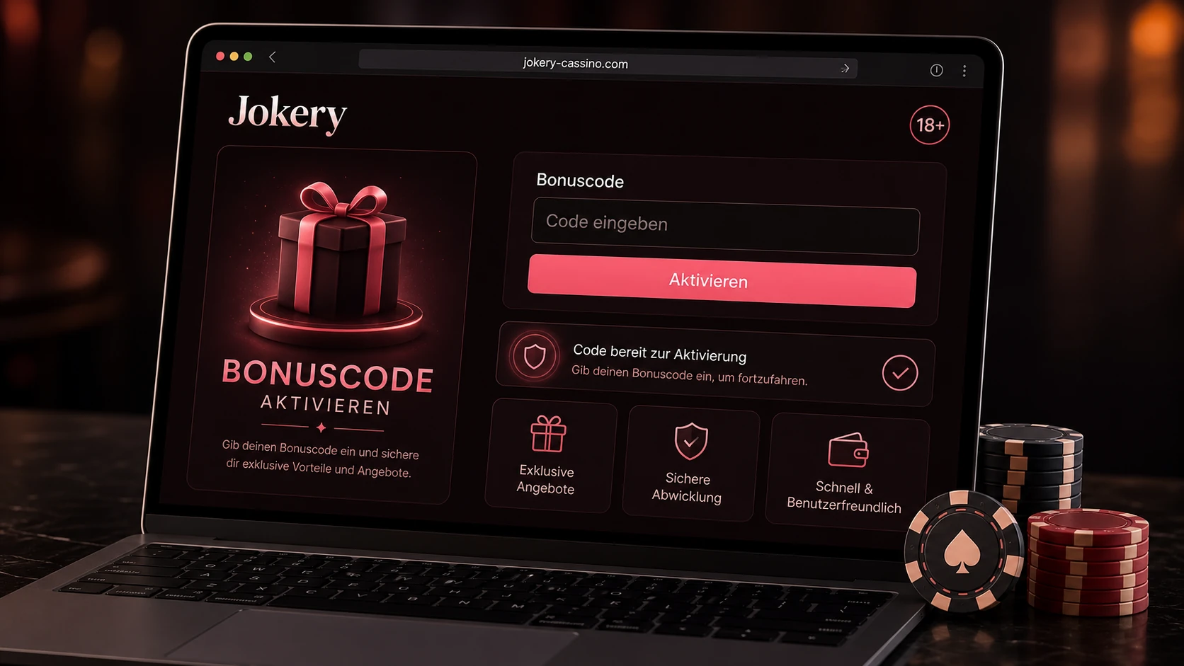 Bonuscode und Promo Code im Jokery Casino